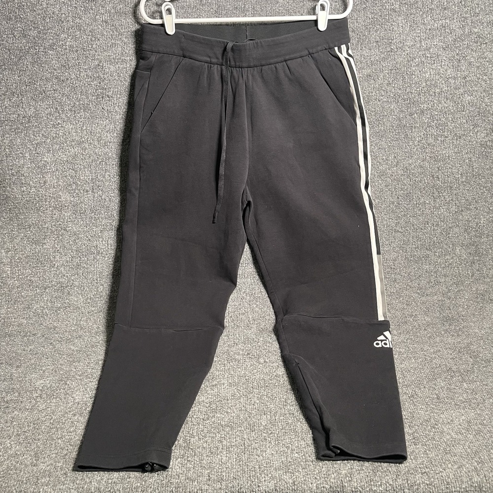 Adidas Z.N.E. 3-Stripe Track Pants Mens Sz LTapered Ankle ZIp